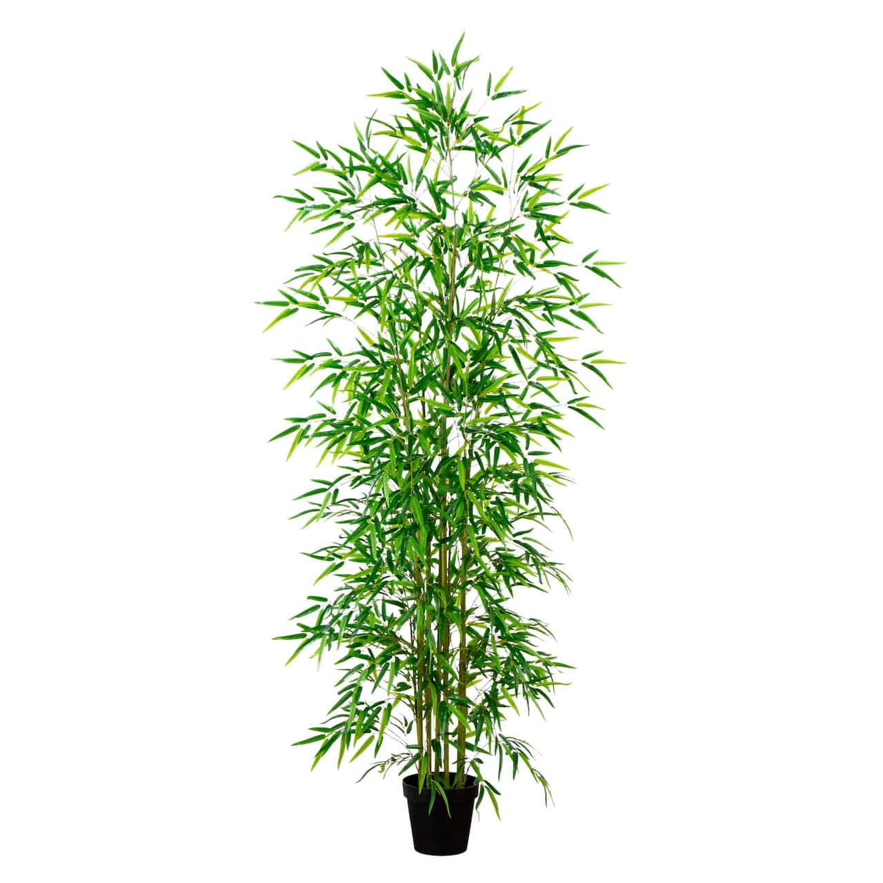 8ft. Potted Green Artificial Bamboo Tree